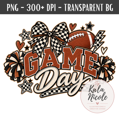 Football Mama Game Day Checker PNG