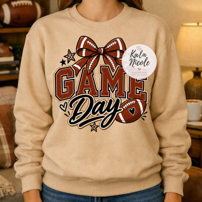 Football Mama Leopard Print Game Day PNG