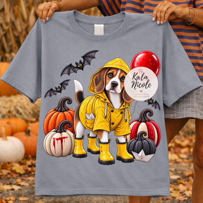 Beagle Georgie IT Halloween PNG