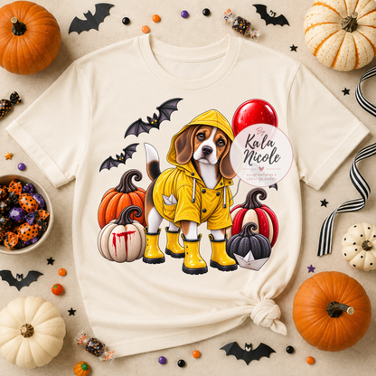 Beagle Georgie IT Halloween PNG