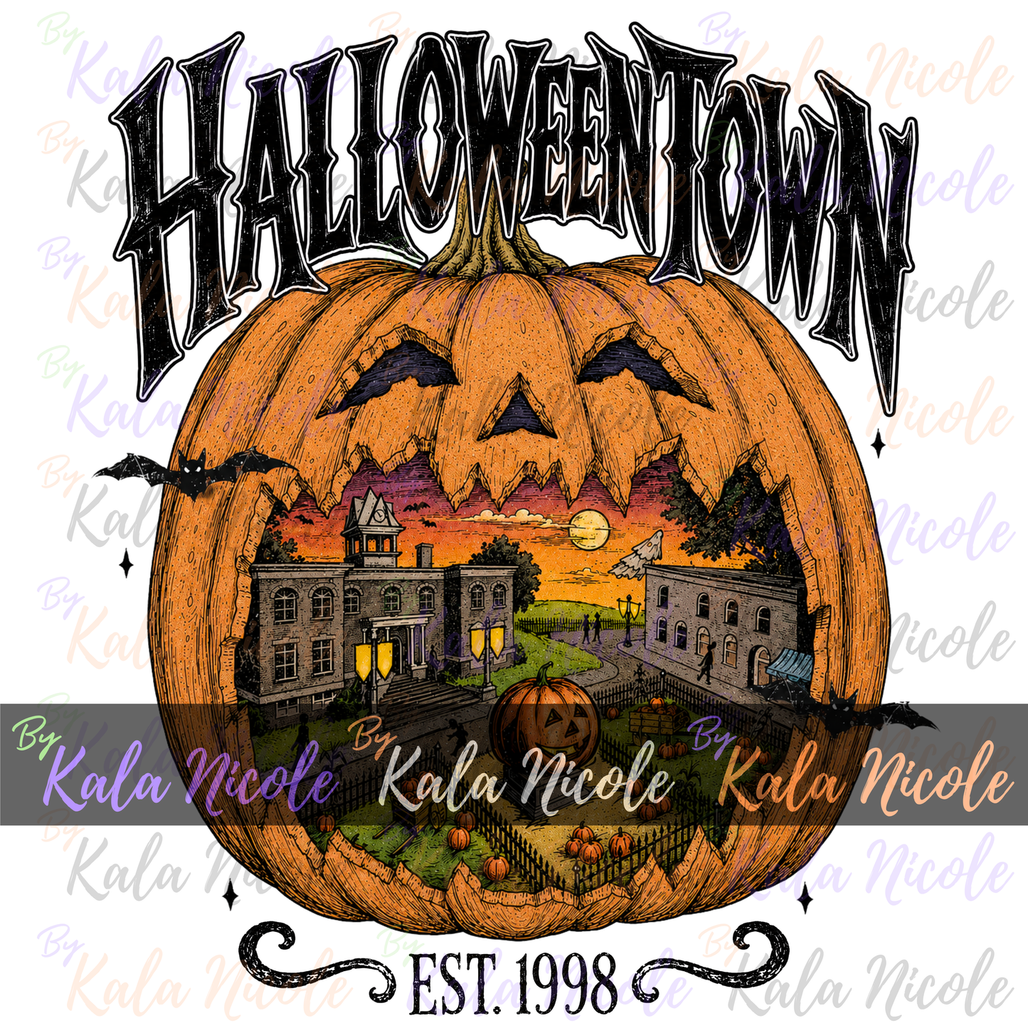Halloweentown PNG Bundle