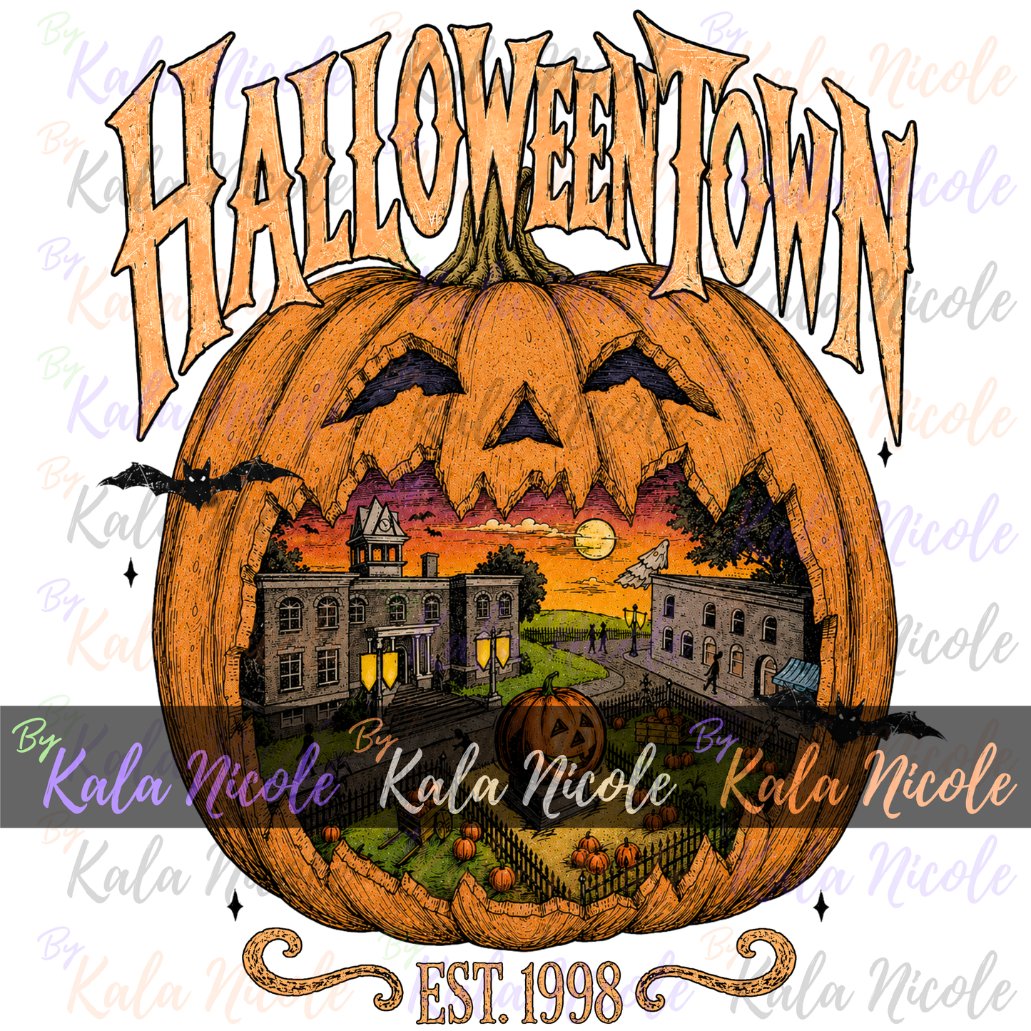 Halloweentown PNG Bundle