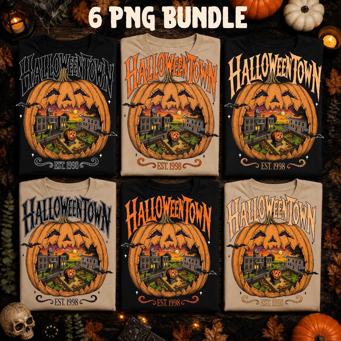 Halloweentown PNG Bundle