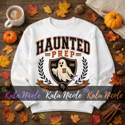 Haunted Prep PNG | Vintage College PNG