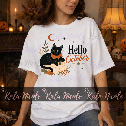 Black Cat PNG | Hello October PNG