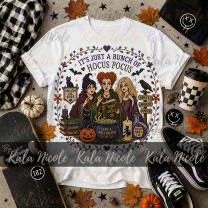 Hocus Pocus Cross-Stitch PNG | Just a Bunch of Hocus Pocus