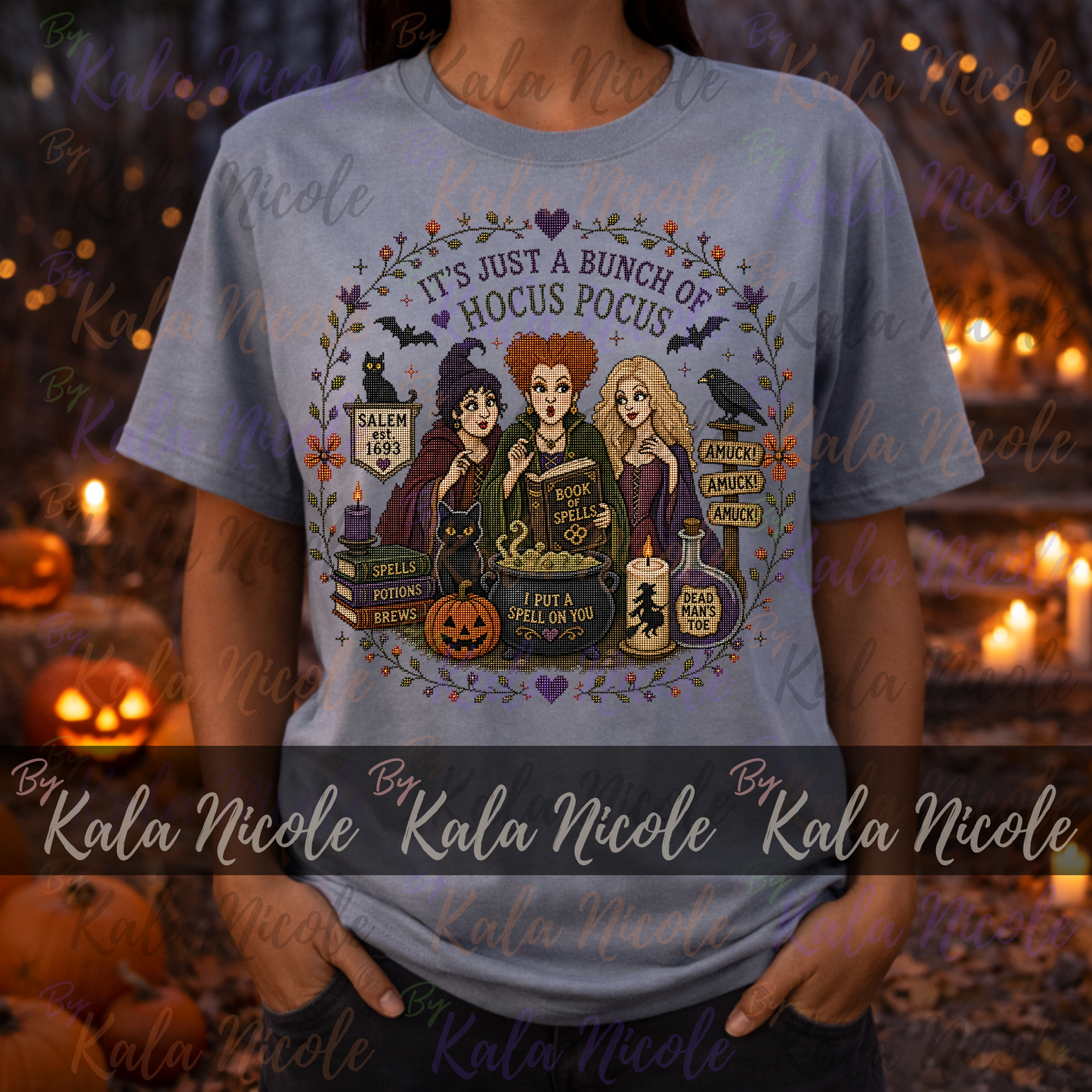 Hocus Pocus Cross-Stitch PNG | Just a Bunch of Hocus Pocus