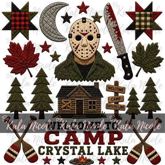 Horror Friday the 13th Quilt PNG | Jason Vorhees