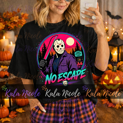 No Escape PNG | Hockey Mask Slasher PNG