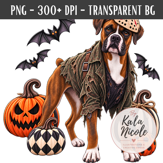 Boxer Jason Voorhees Halloween PNG