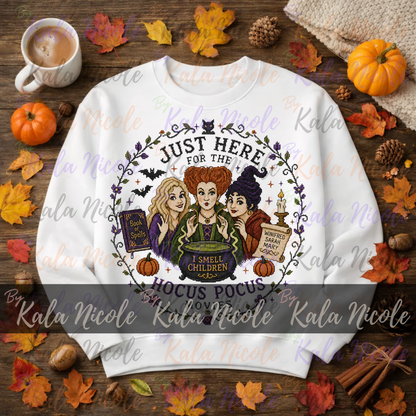 Just Here for the Movies Cross-Stitch PNG | Hocus Pocus