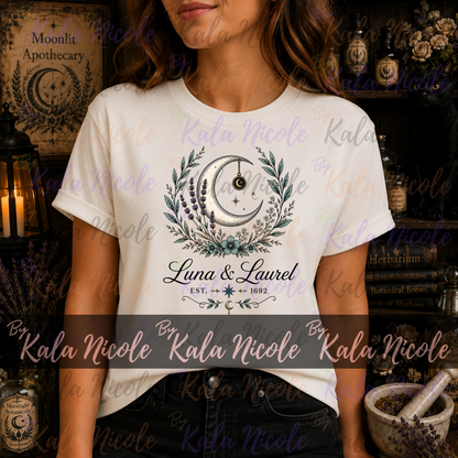 Luna & Laurel Celestial PNG
