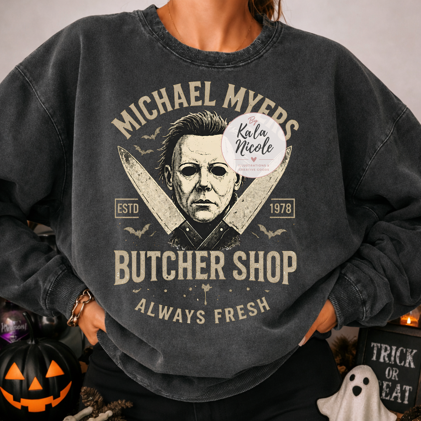 The Butcher Shop PNG | White Mask Slasher