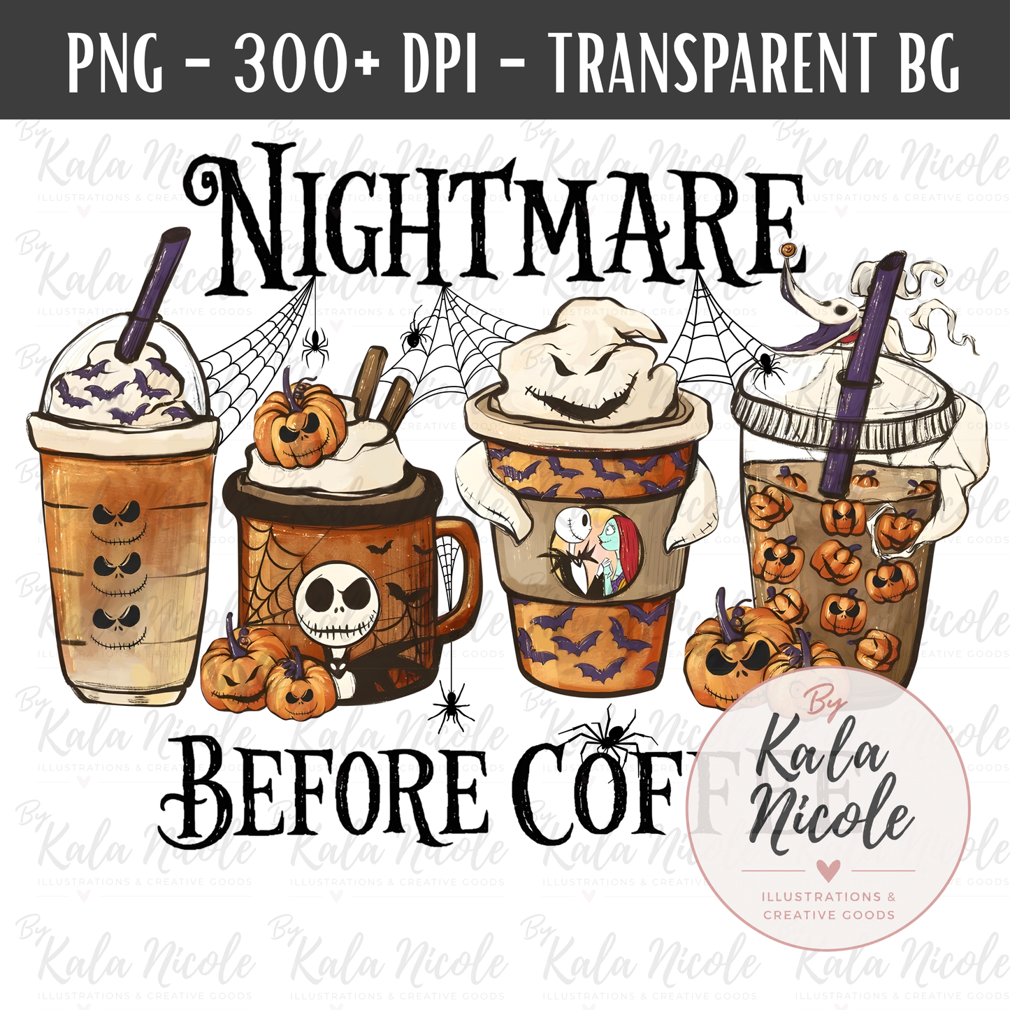 Nightmare Before Coffee PNG