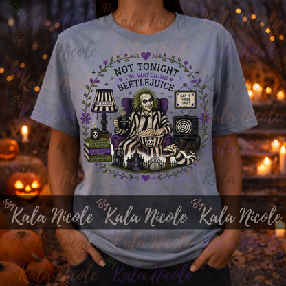 Beetlejuice Cross-Stitch PNG | Not Tonight I'm Watching Beetlejuice