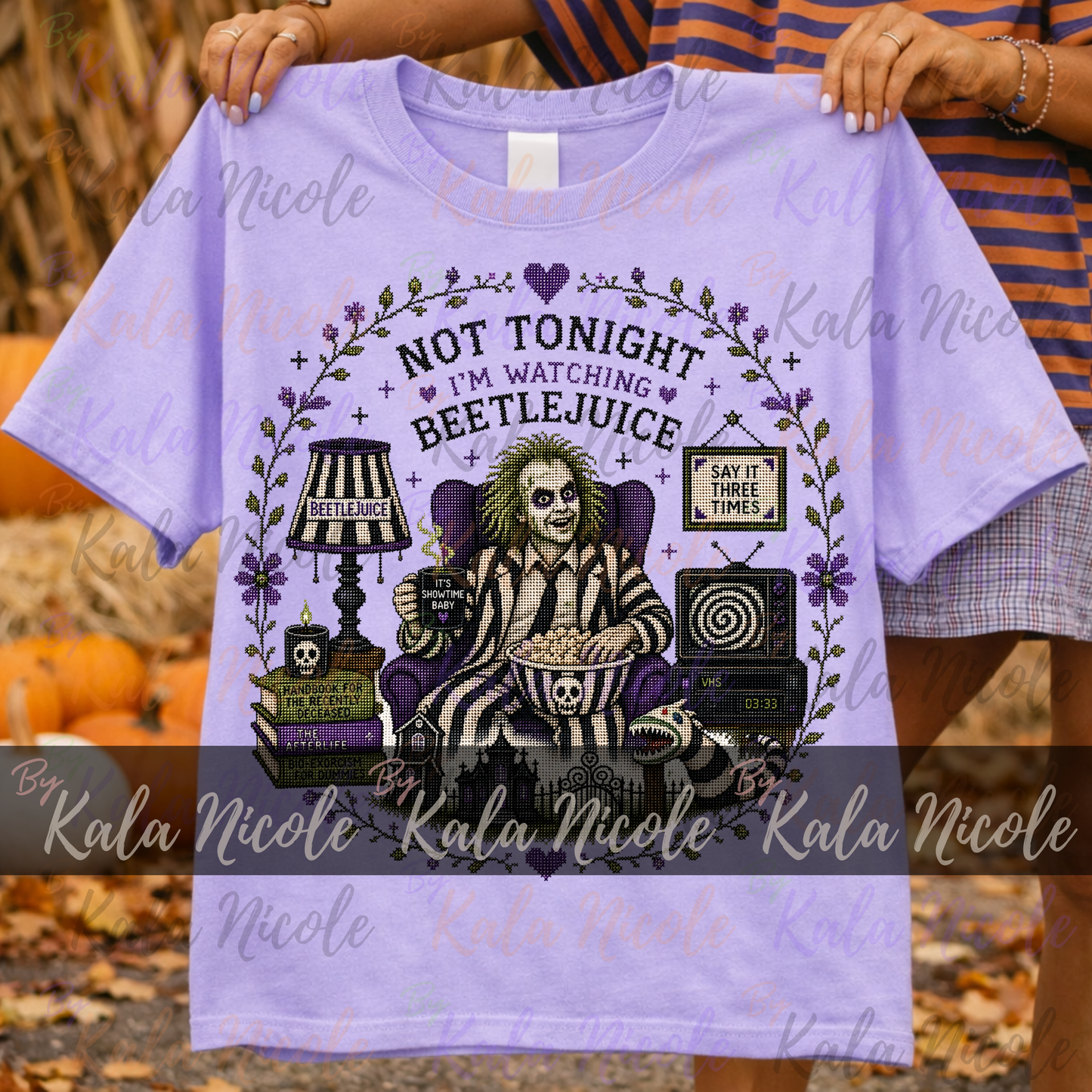 Beetlejuice Cross-Stitch PNG | Not Tonight I'm Watching Beetlejuice