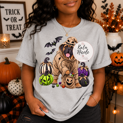 Mastiff Oogie Boogie Halloween PNG