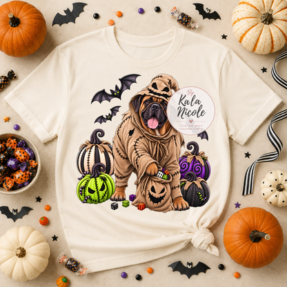 Mastiff Oogie Boogie Halloween PNG