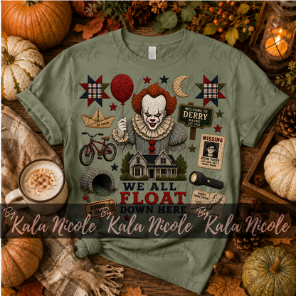 Horror Clown Quilt PNG | Pennywise
