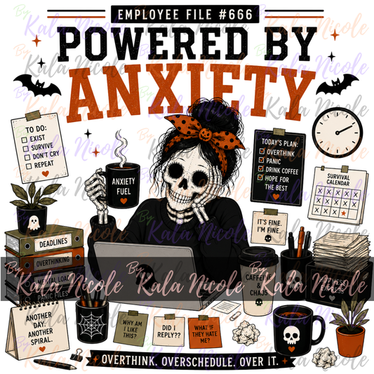 Corporate Humor Halloween PNG | Powered By Anxiety