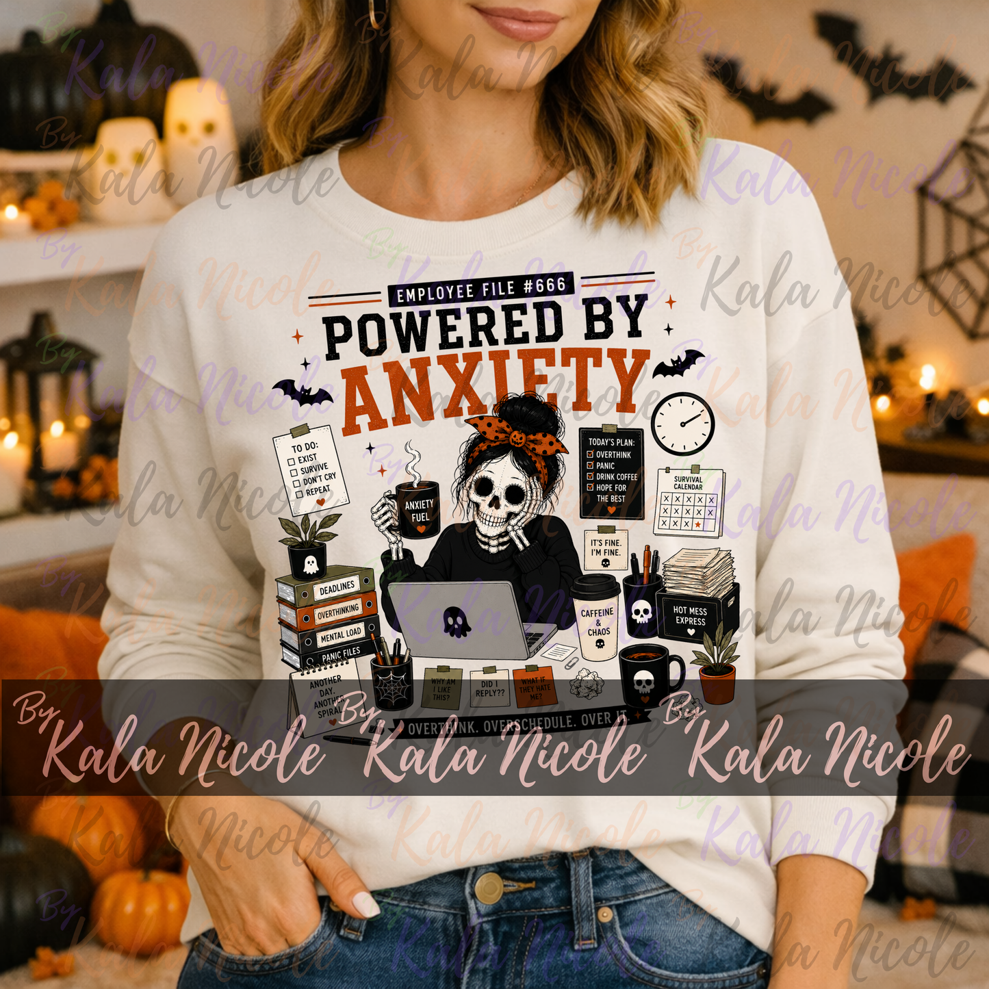 Corporate Humor Halloween PNG | Powered By Anxiety