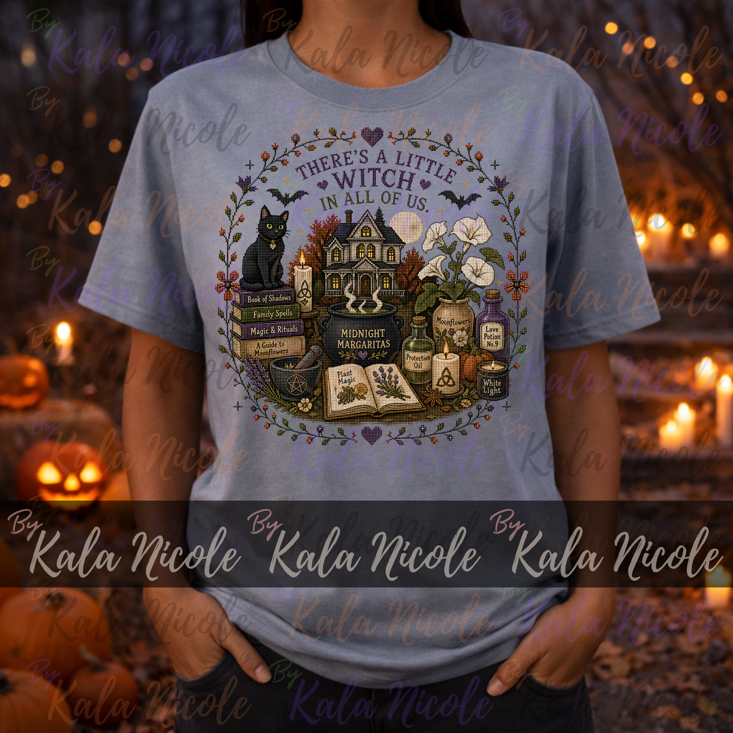 Practical Magic Cross-Stitch PNG | There's a Little Witch in All of Us