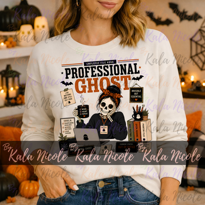 Corporate Humor Halloween PNG | Professional Ghost