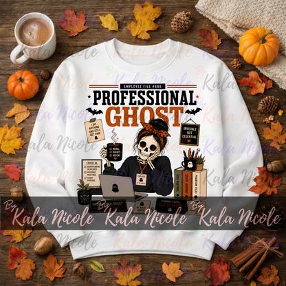 Corporate Humor Halloween PNG | Professional Ghost