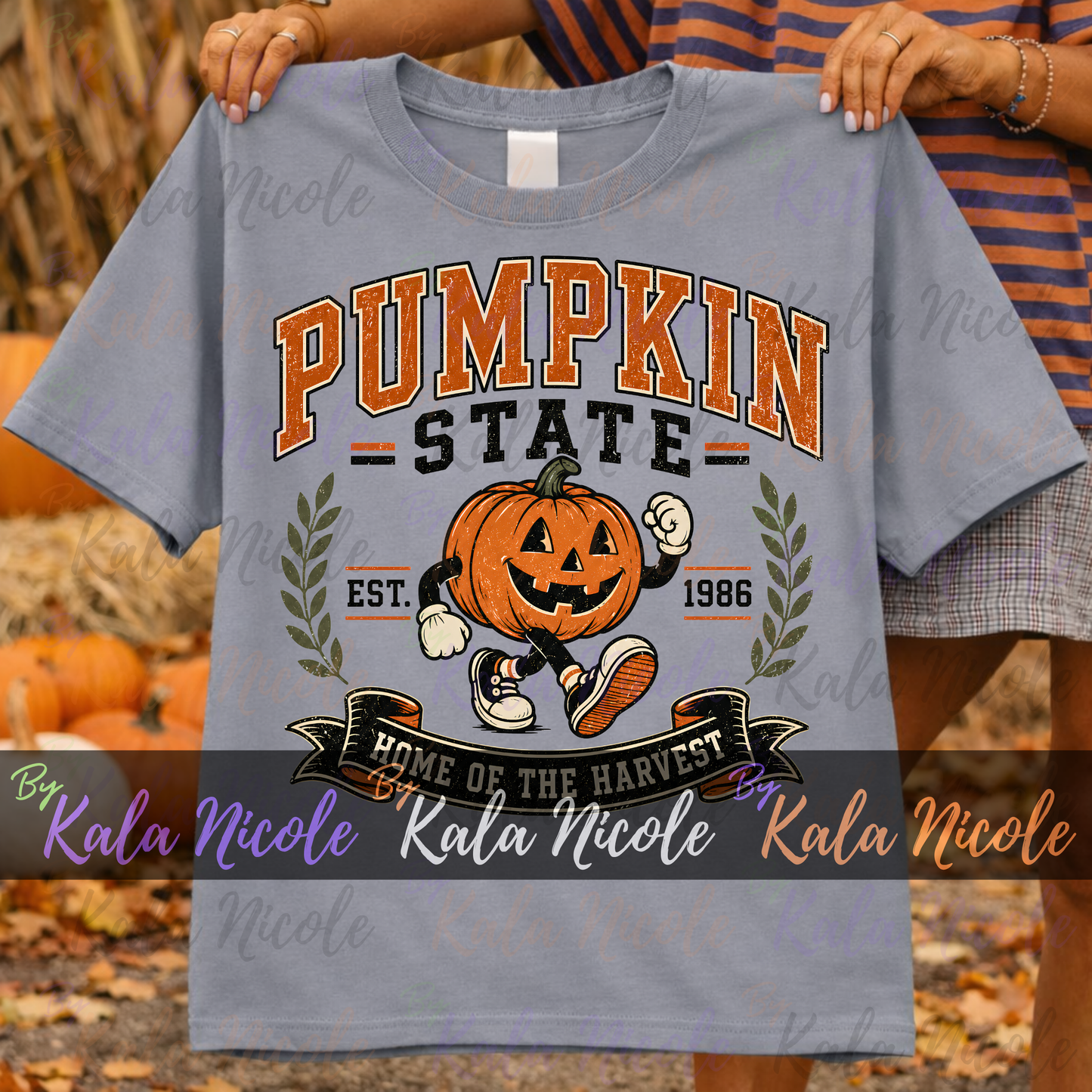 Pumpkin State PNG | Vintage College PNG
