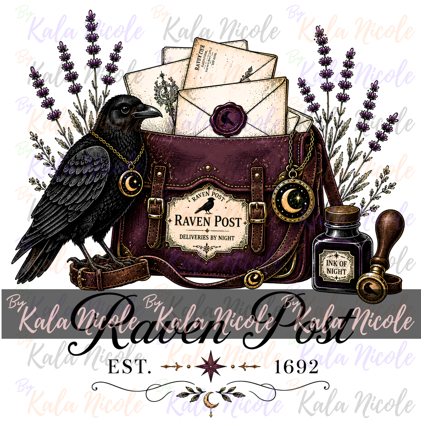 Raven Post PNG
