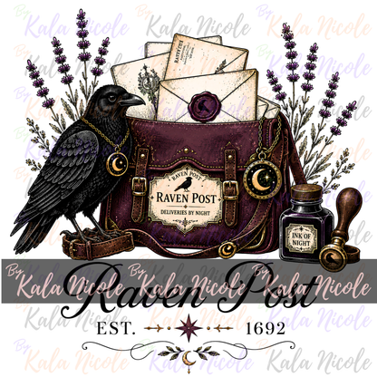 Raven Post PNG