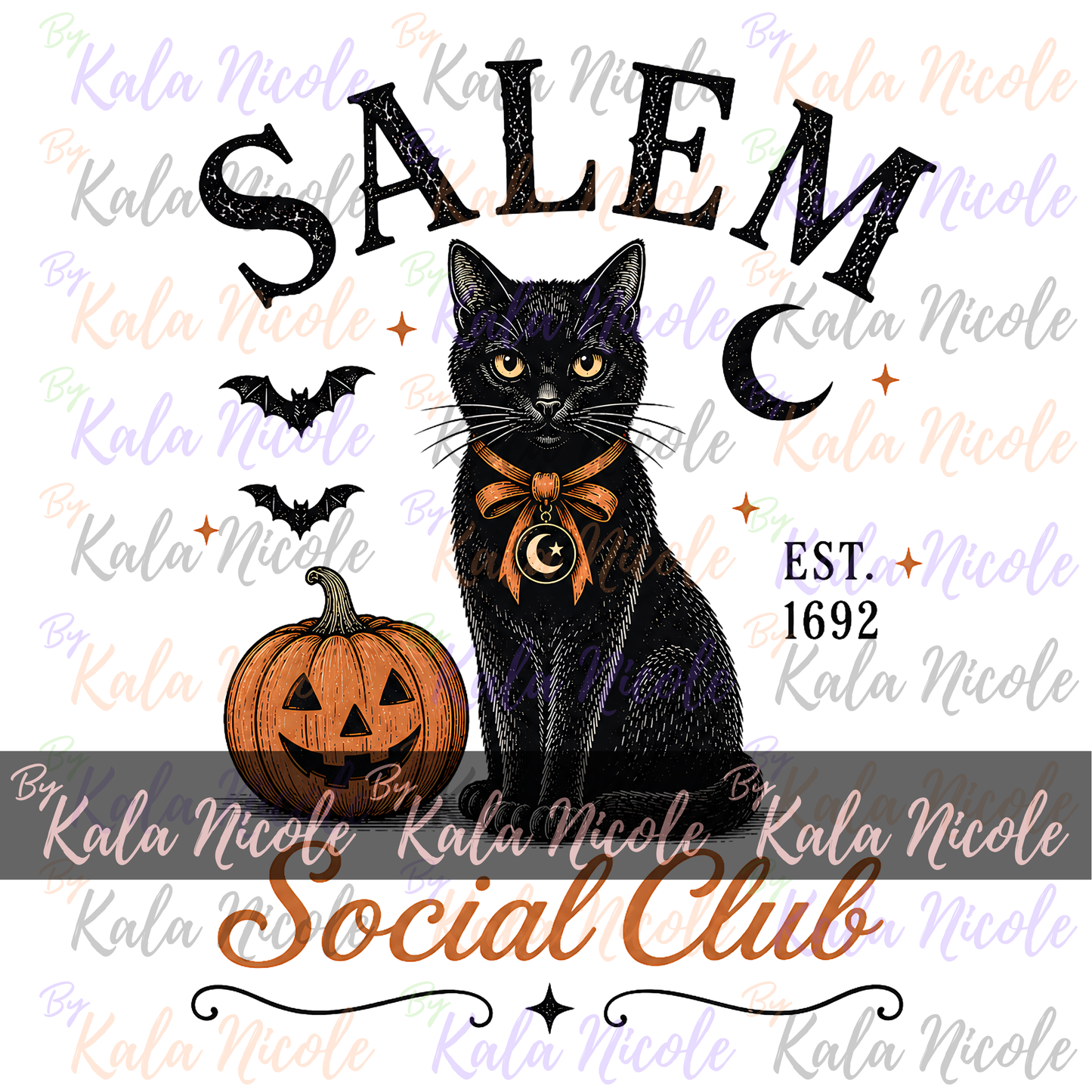 Salem Social Club PNG | Fall Halloween