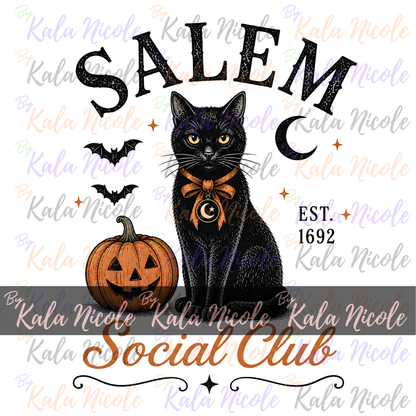 Salem Social Club PNG | Fall Halloween