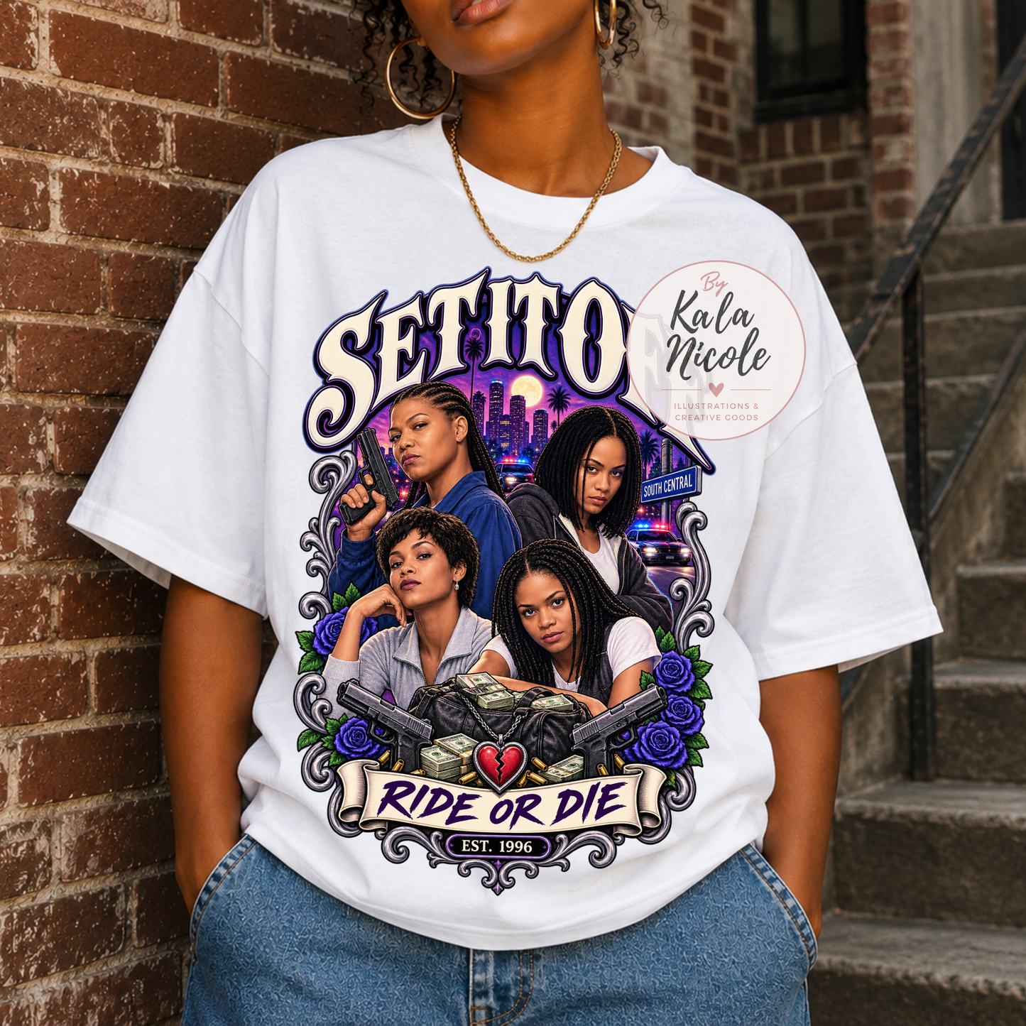 Set It Off 90s Classic PNG Bundle | 3 Design Bundle
