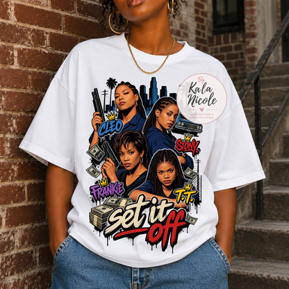Set It Off 90s Classic PNG Bundle | 3 Design Bundle