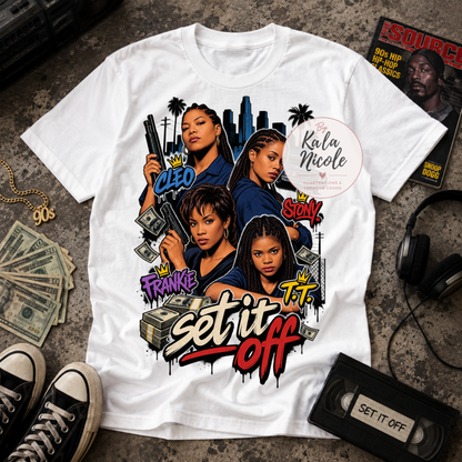 Set It Off 90s Classic PNG Bundle | 3 Design Bundle