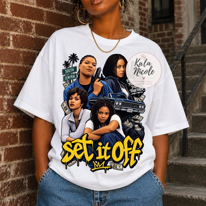 Set It Off 90s Classic PNG Bundle | 3 Design Bundle