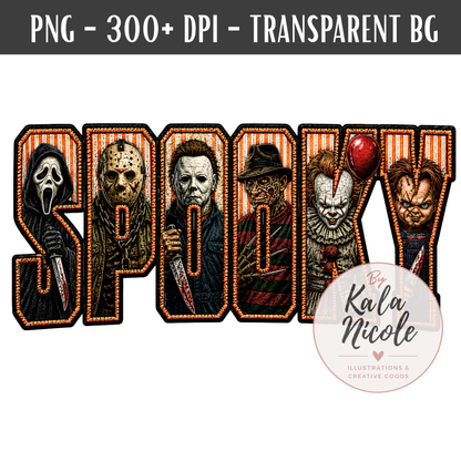Spooky Horror Guys PNG