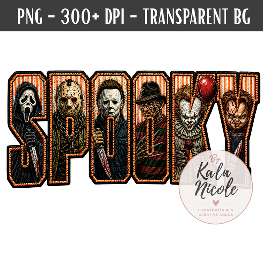 Spooky Horror Guys PNG