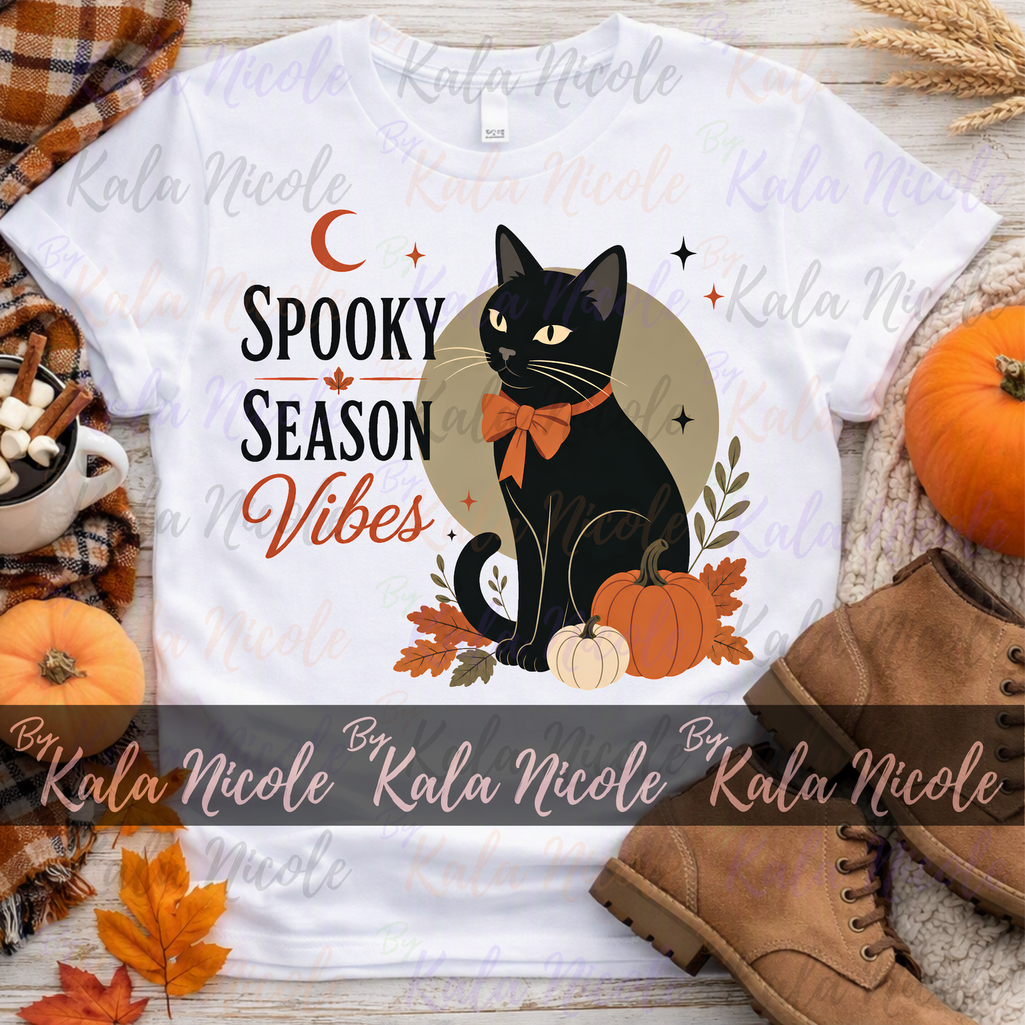 Black Cat PNG | Spooky Season Vibes PNG