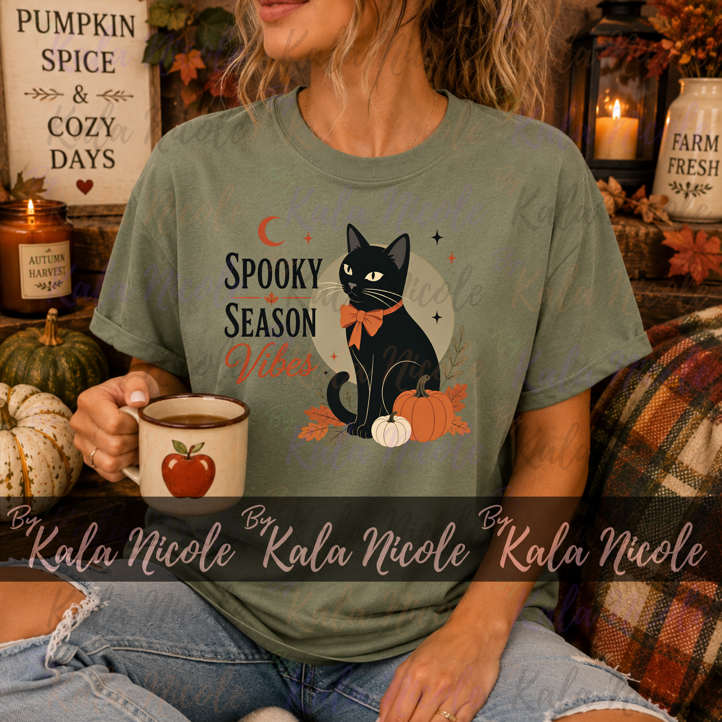 Black Cat PNG | Spooky Season Vibes PNG