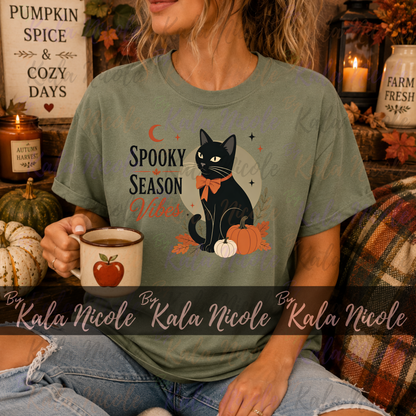 Black Cat PNG | Spooky Season Vibes PNG