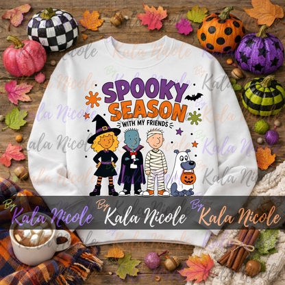 90s Cartoon Spooky Season PNG