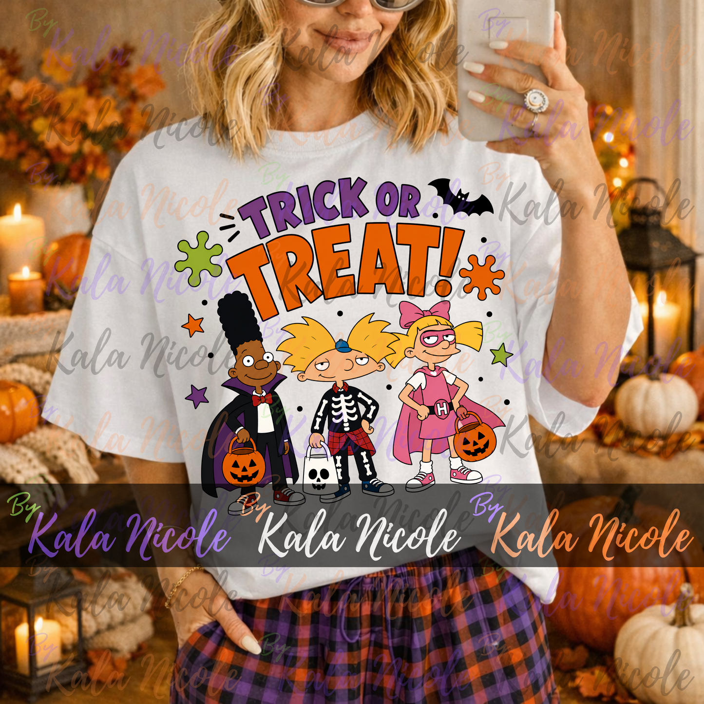 90s Cartoon Trick Or Treat PNG