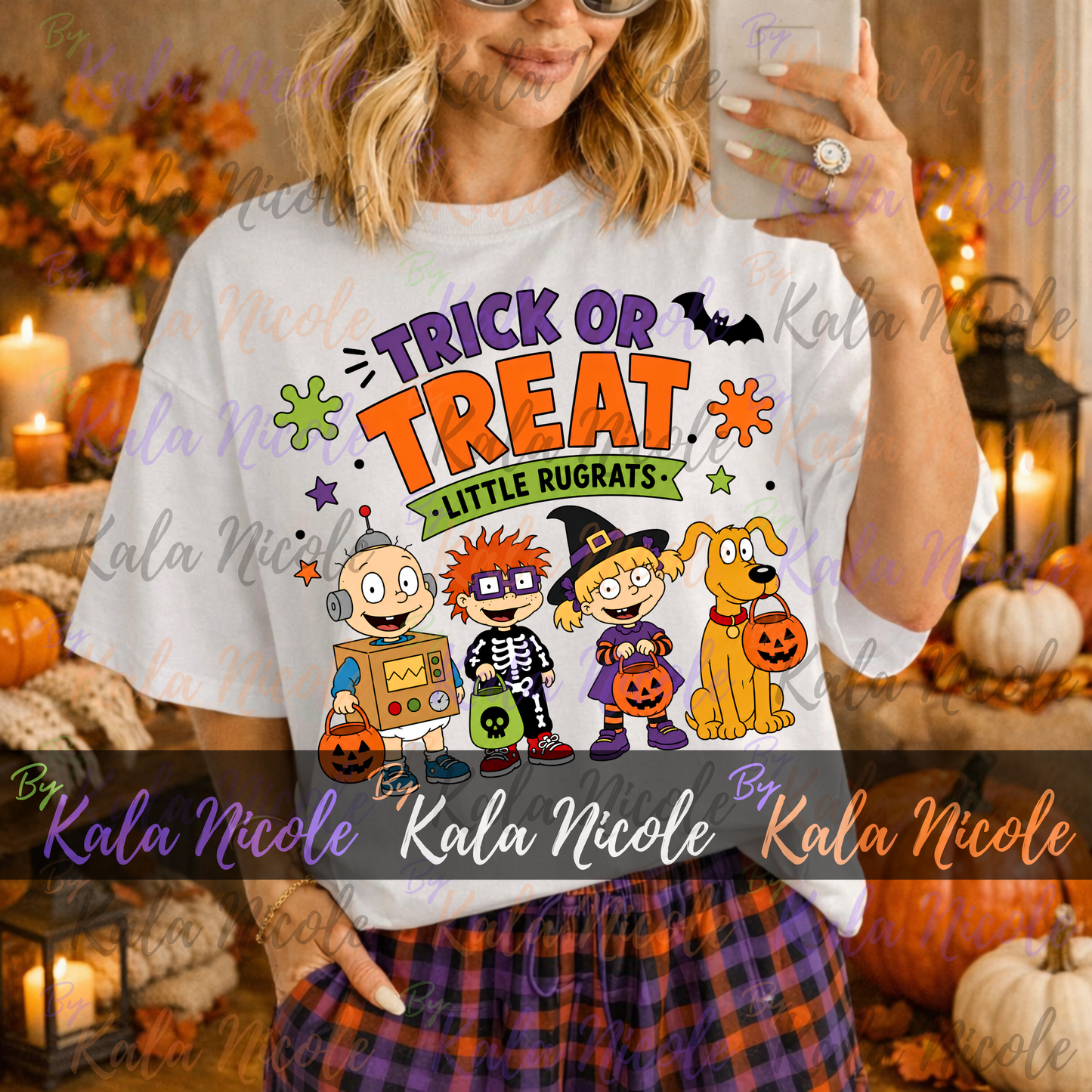 90s Cartoon Trick Or Treat PNG
