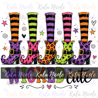 Wicked Cute PNG Bundle | Trendy Halloween PNG | Fall PNG | Cute Witch Clipart (Digital Download)