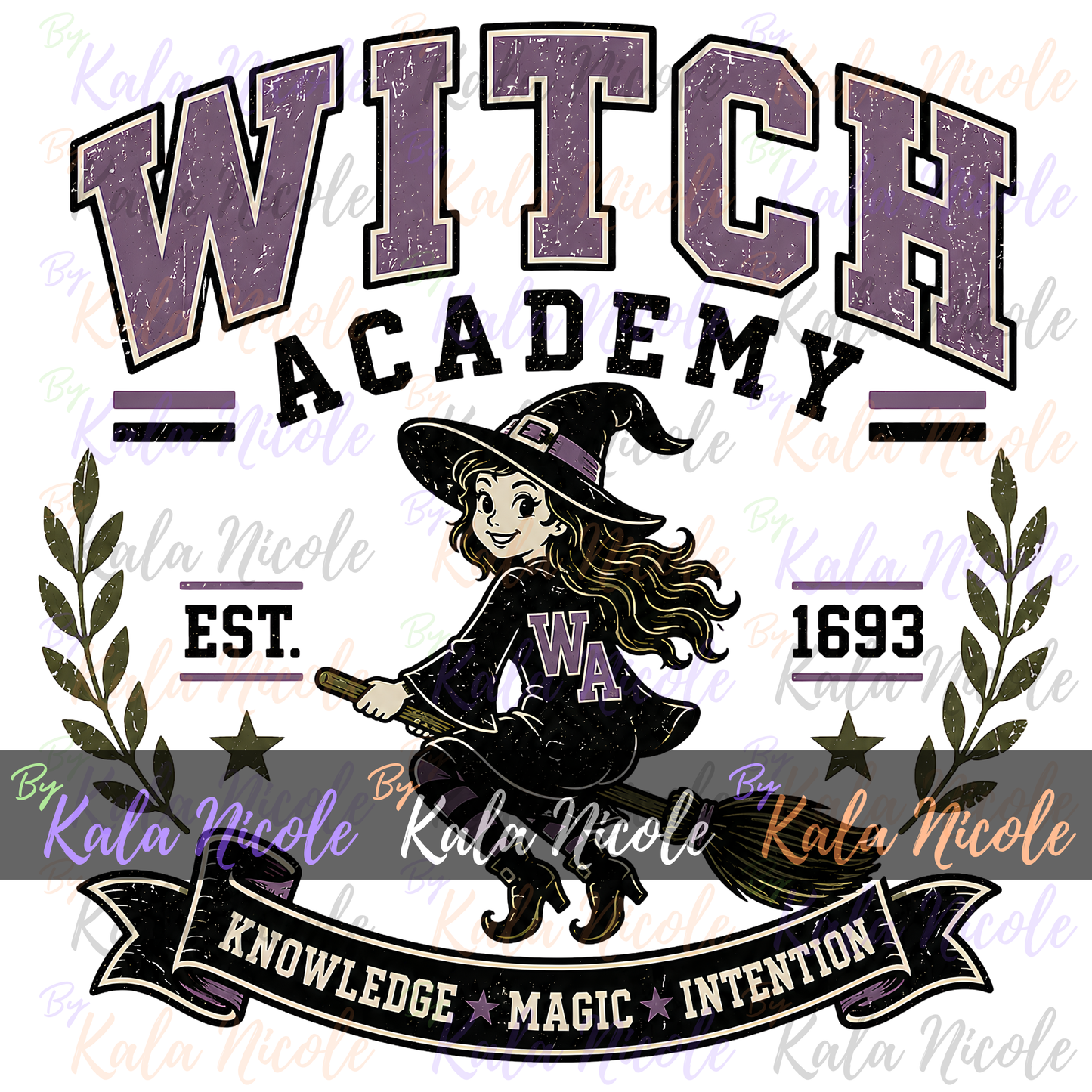 Witch Academy PNG | Vintage College PNG