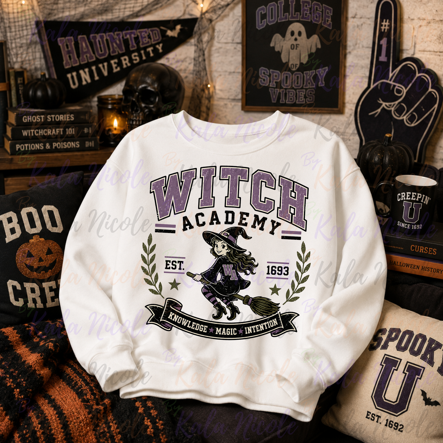 Witch Academy PNG | Vintage College PNG