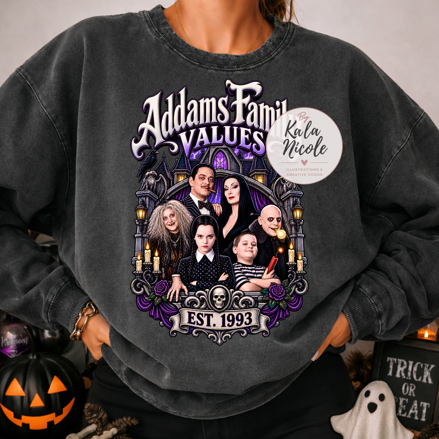 90s Spooky Movie Nostalgia PNG Bundle