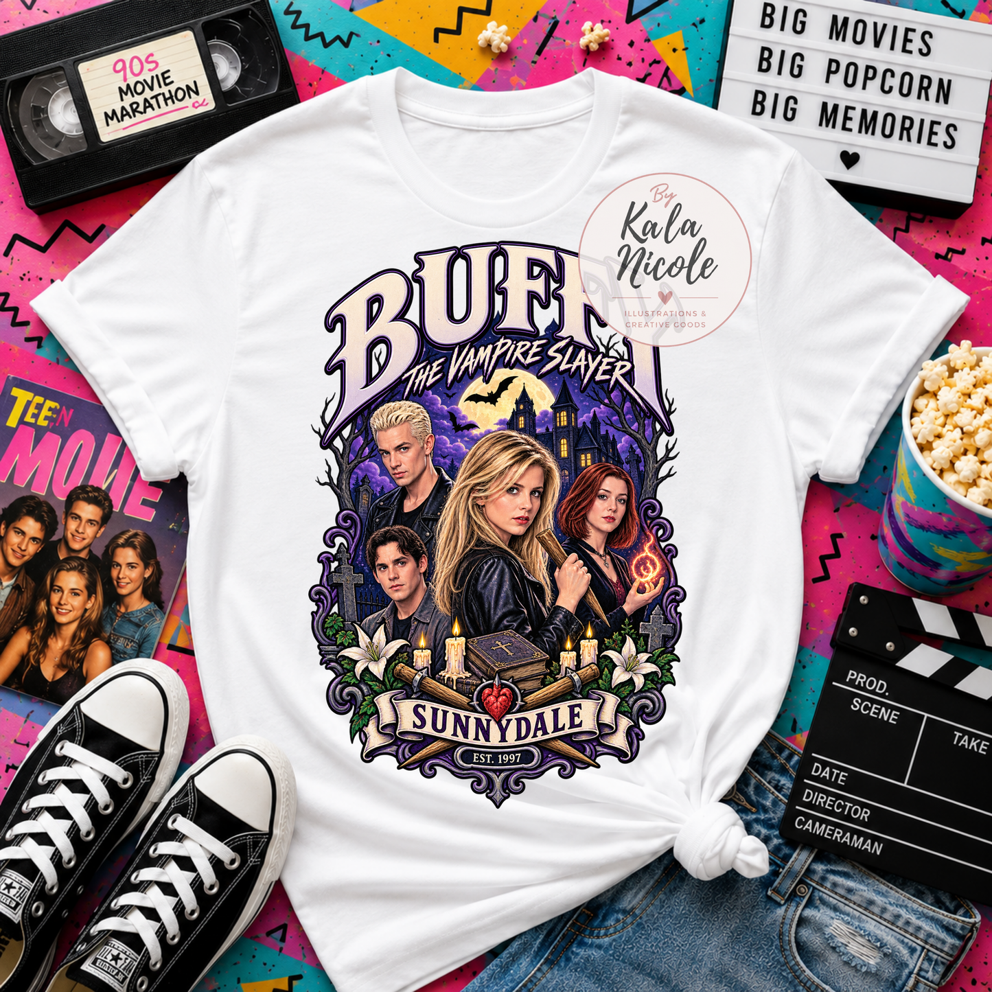 90s Movie Nostalgia PNG | Vampire Slayer